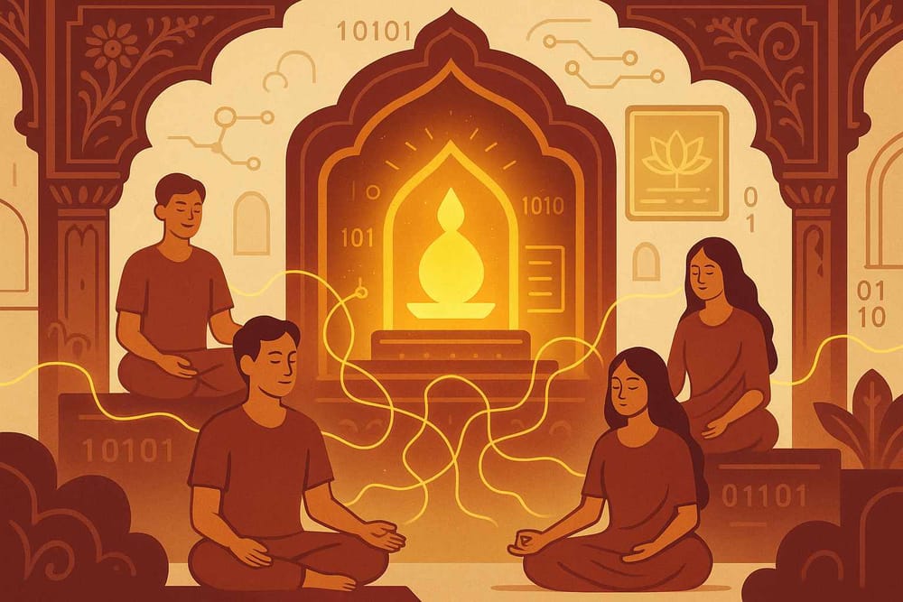 The Digital Mandir: How Technology Builds Spiritual Growth and Community