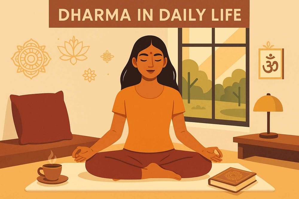 Dharma in Daily Life: Ancient Wisdom for Modern Well-being