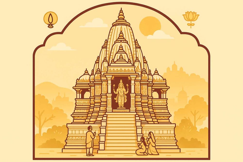 Jagdish Temple's Splendor: Architecture and Vaishnava Traditions Explored