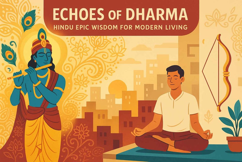 Echoes of Dharma: Hindu Epic Wisdom for Modern Living
