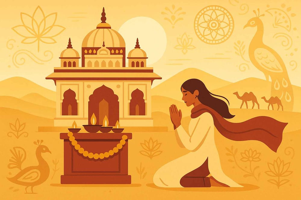 A Pilgrim's Companion to Rajasthan: Mindful Travel, Rituals, and Poojn's Support - A 2025 Guide