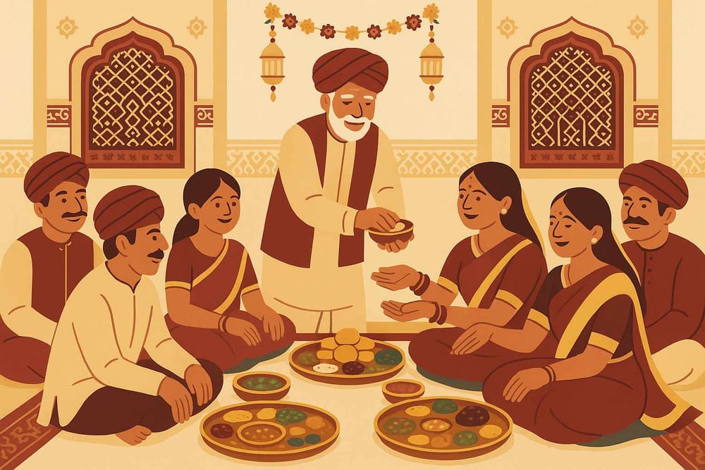 Uniting Through Tradition: How Rajasthani Feasts & Prasad Build Community