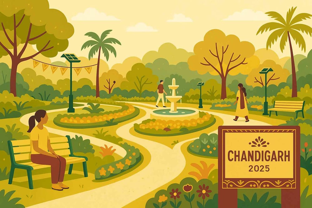 Chandigarh's Gardens- Explore the Green Oasis- A 2025 Journey