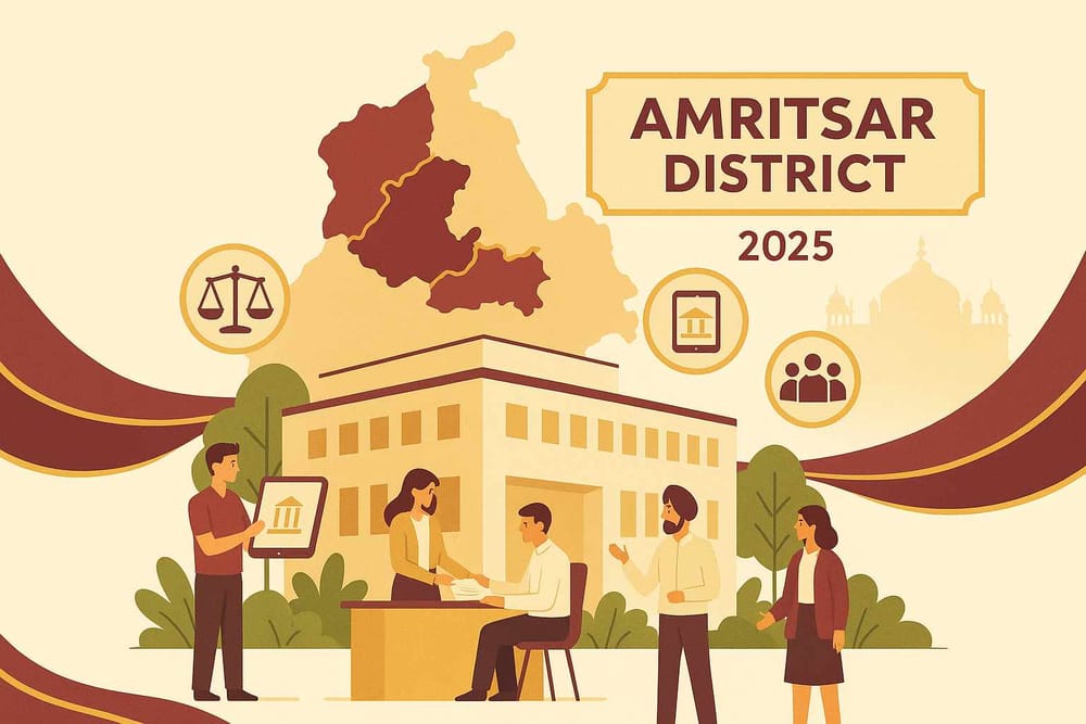Administrative Framework of Amritsar District: A 2025 Overview