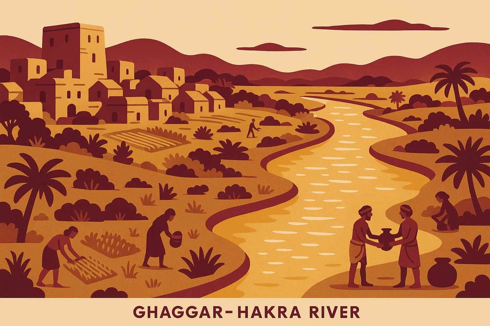The Enigmatic Disappearance of the Ghaggar-Hakra River: Trace Its Historical Path