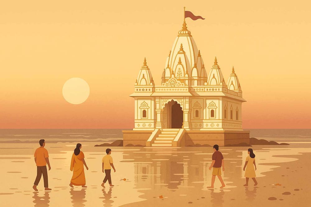 Nishkalank Mahadev's Mystical Allure: Explore Bhavnagar's Hidden Sea Temple