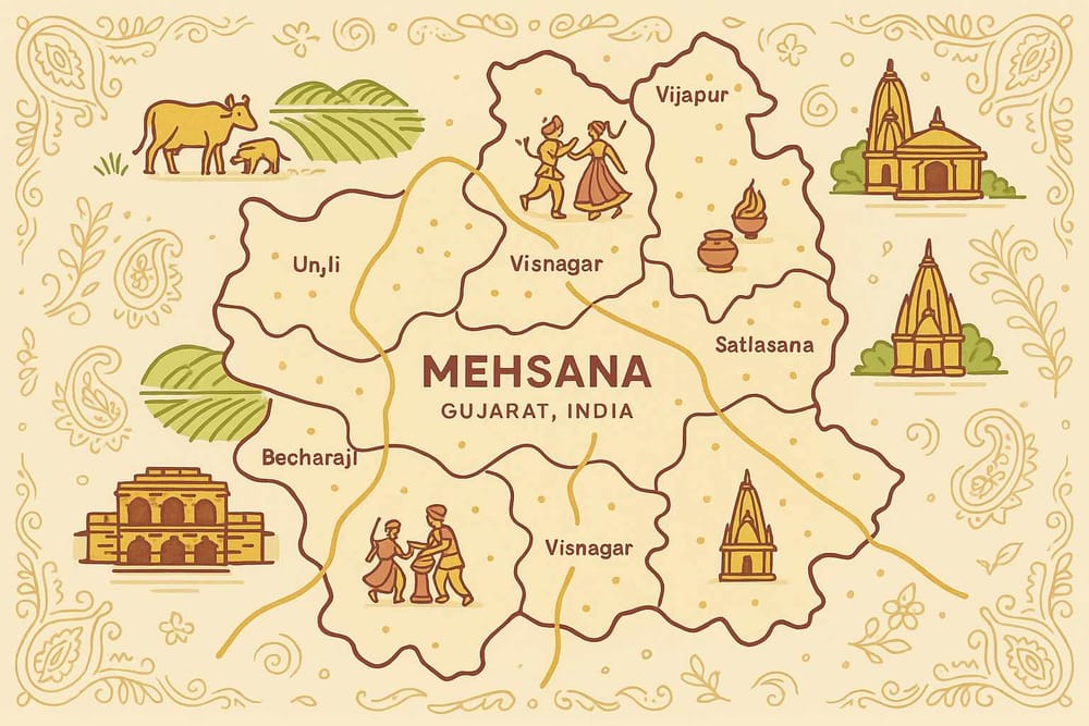 Mehsana's Talukas and Villages: A 2025 Guide