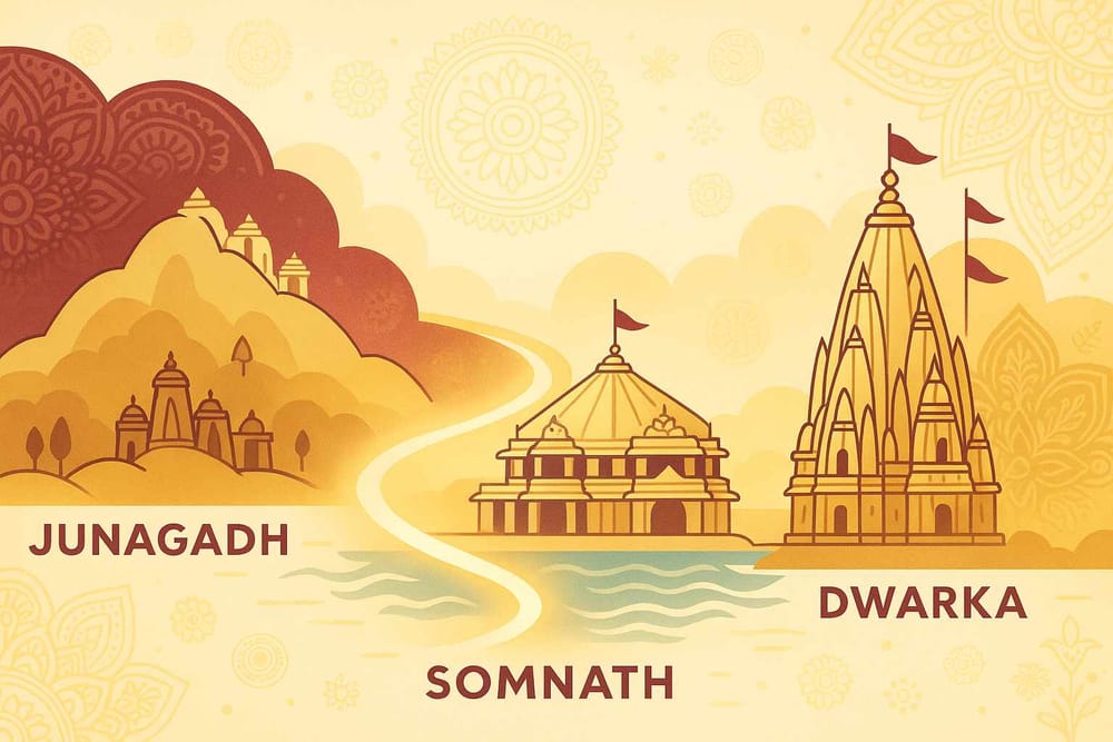 Junagadh: Connects Somnath and Dwarka Sacred Journeys