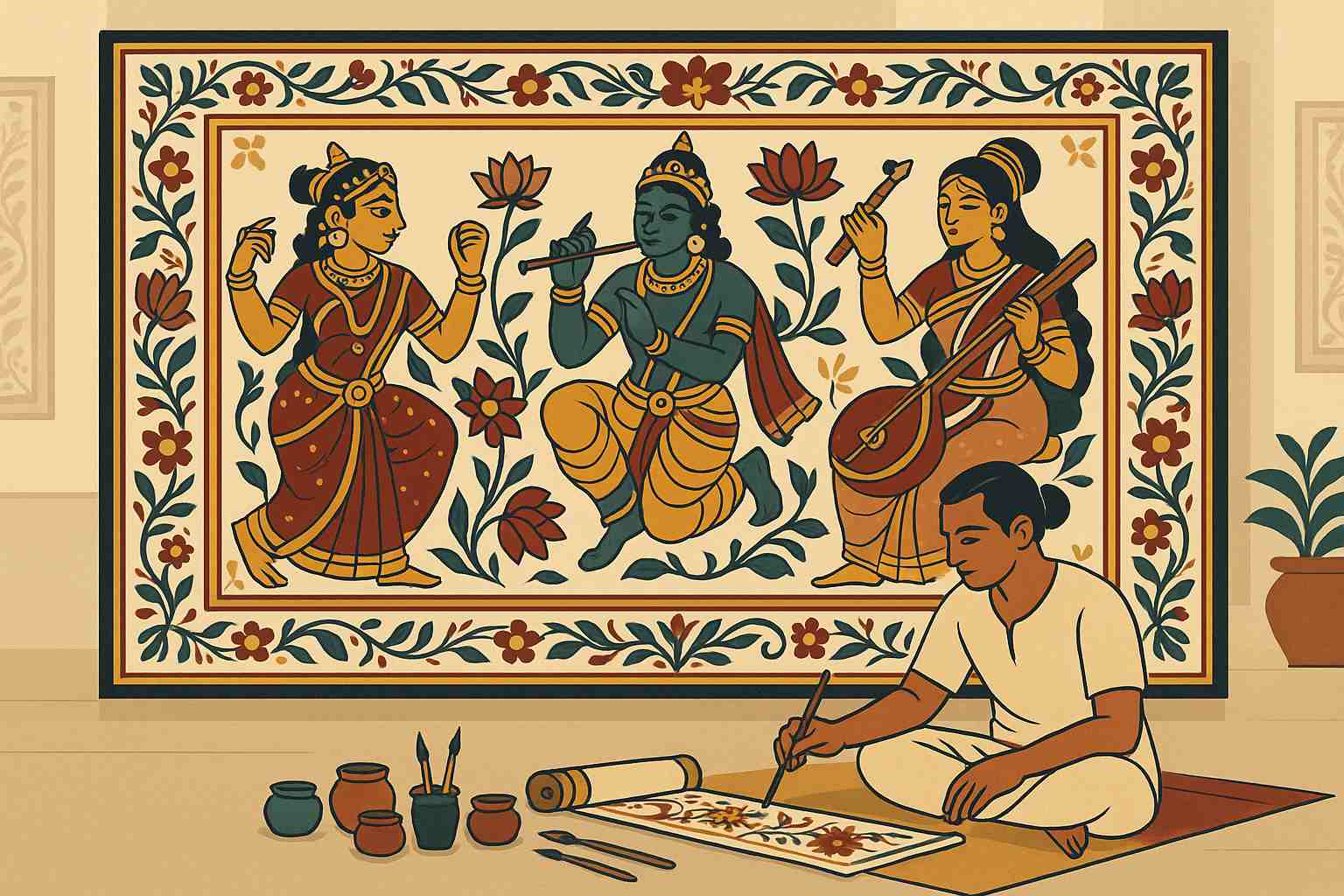 Pattachitra Artistry: Tradition and Culture Explored