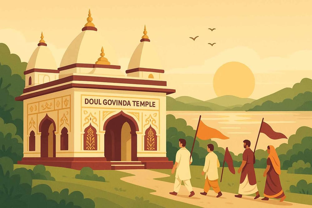 A Pilgrim's Guide to Doul Govinda Temple- 2025: Timings, Travel & More