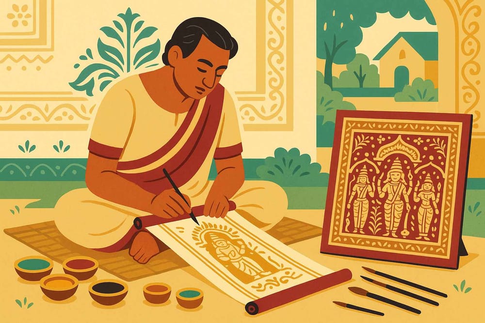 The Art and Craft of Pattachitra- A Traditional Indian Painting