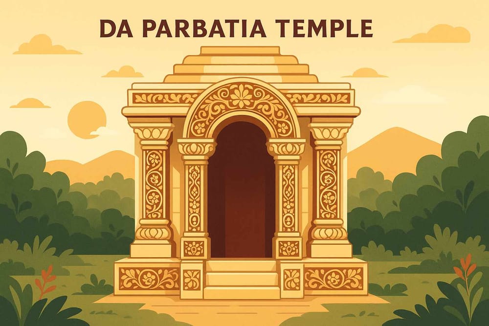 The Divine Architecture of Da Parbatia Temple: An Overview