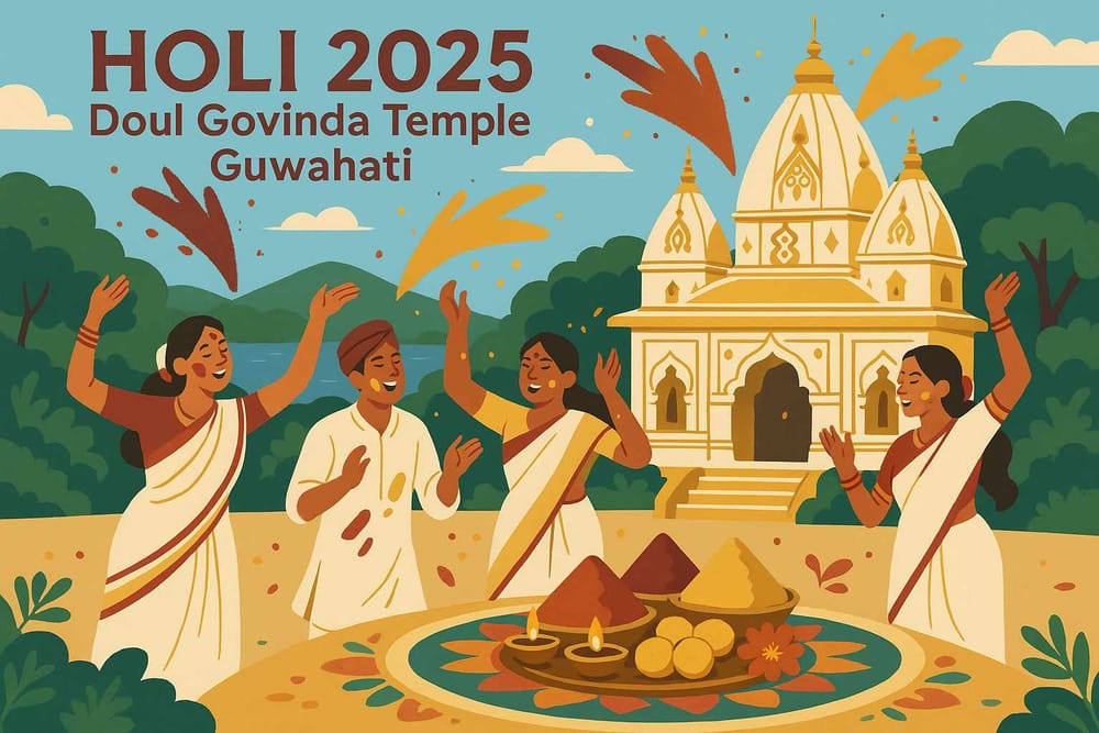 Holi 2025 at Doul Govinda Temple-Guwahati: Your Complete Guide