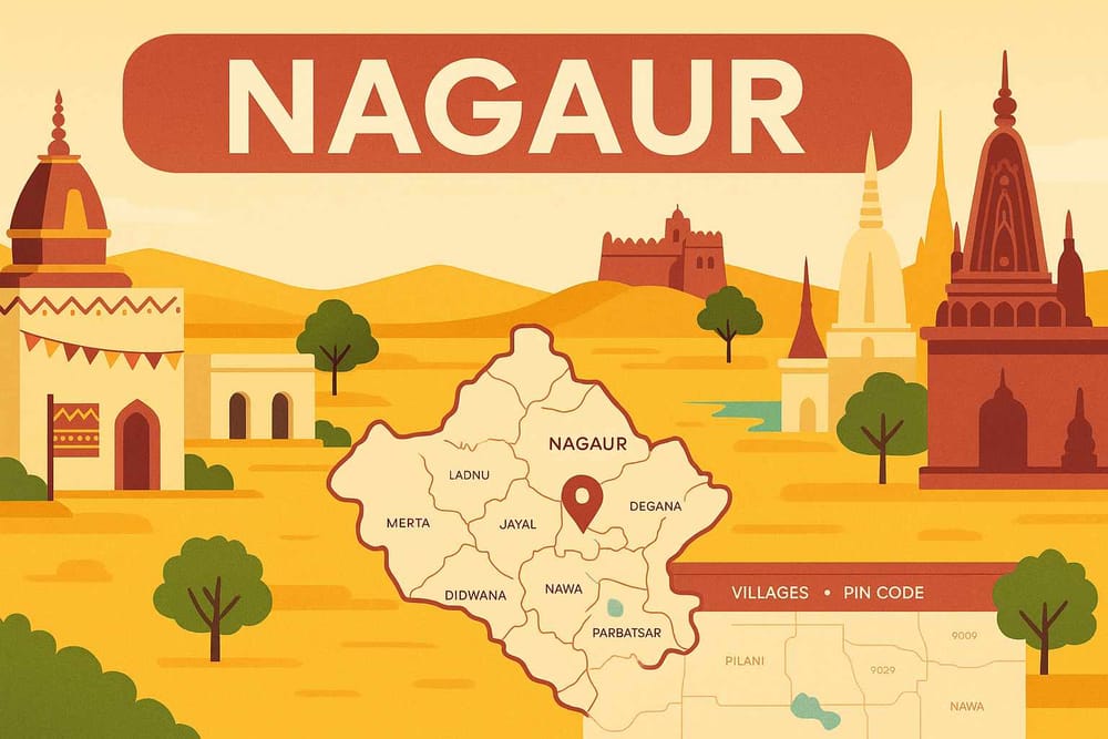 Navigating Nagaur: Your 2025 Guide to Tehsils Villages and Pin Codes