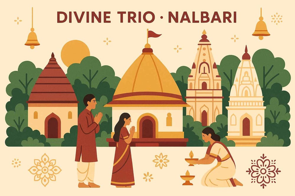 The Divine Trio: Nalbari's Temples Beckon Pilgrims in 2025
