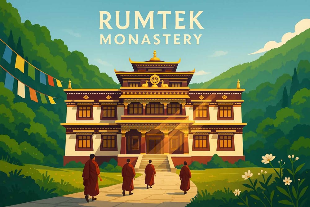 The Sacred Architecture and History of Rumtek Monastery - A 2025 Guide