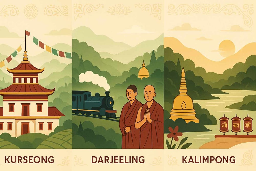Kurseong vs Darjeeling vs Kalimpong-Find Your Spiritual Hill Station