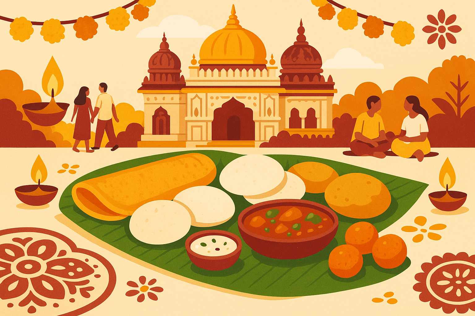 Vegetarian Delights Near Temples: A Culinary Pilgrimage