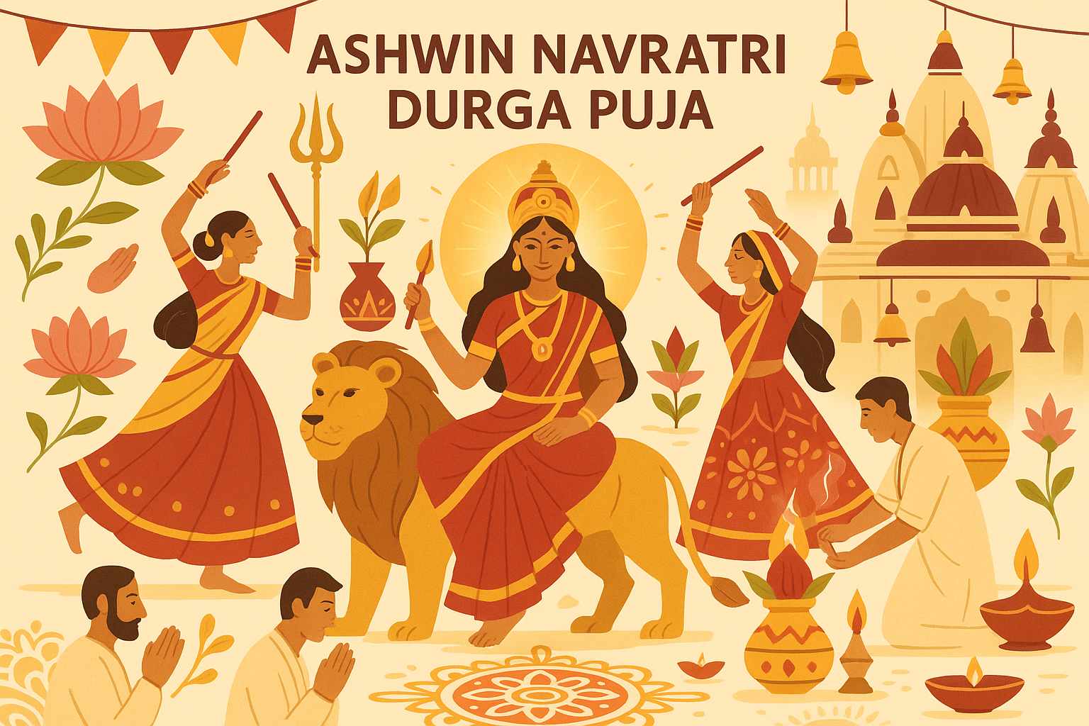 Ashwin Navratri and Durga Puja-Explains the Significance