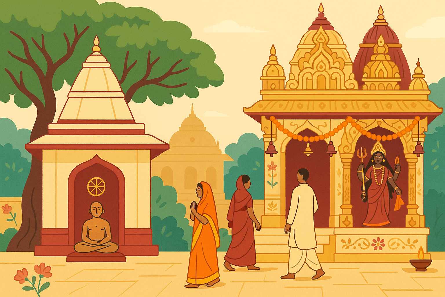 Nalbari's Temples: Explore Jain and Kali Faiths