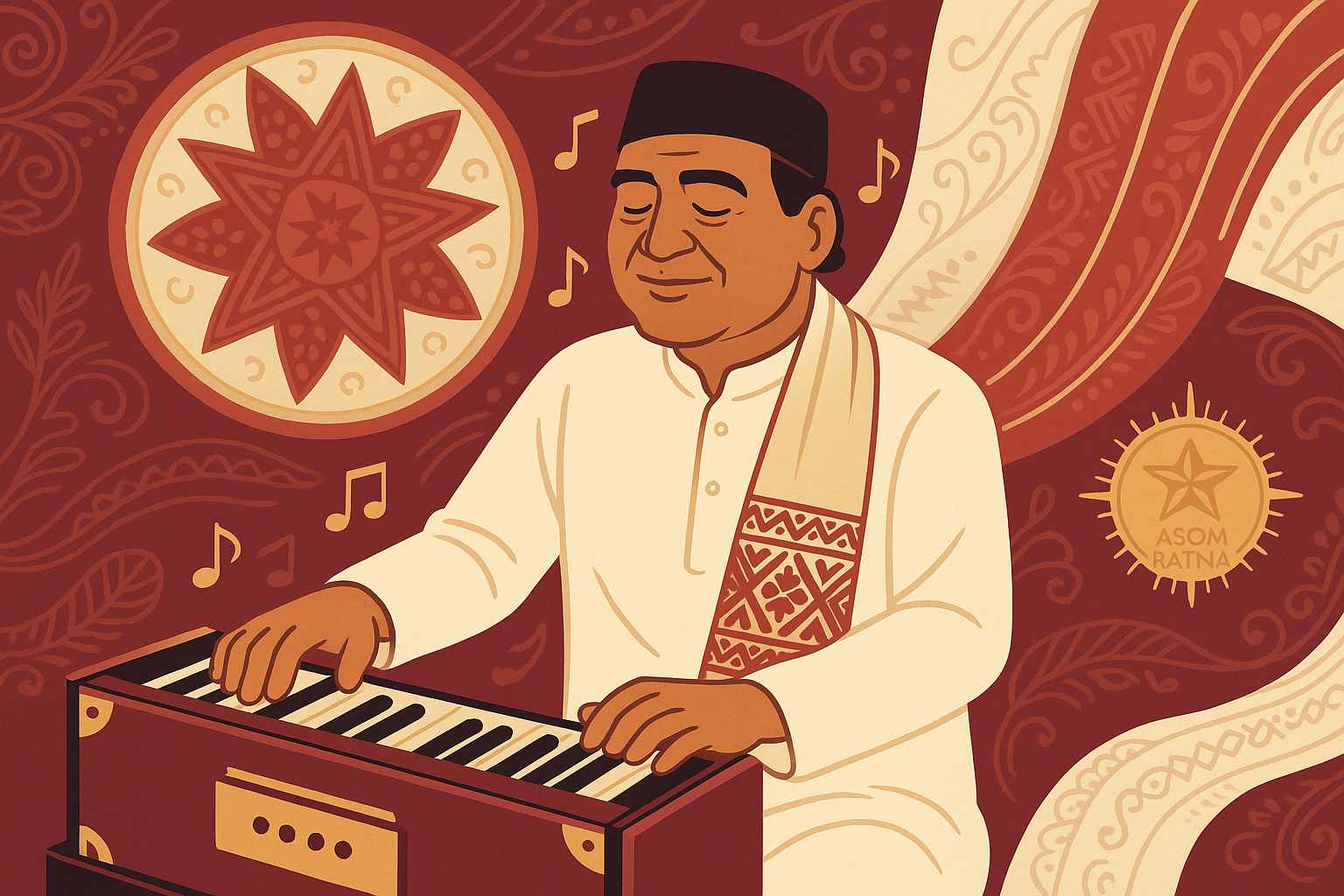 Honoring Assamese Excellence- Bhupen Hazarika and the Asom Ratna Award