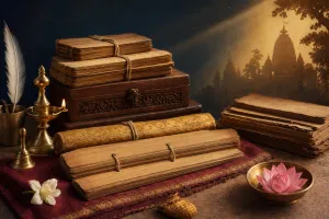 Old Hindu Manuscripts: Vedas, Puranas, Epics, and More
