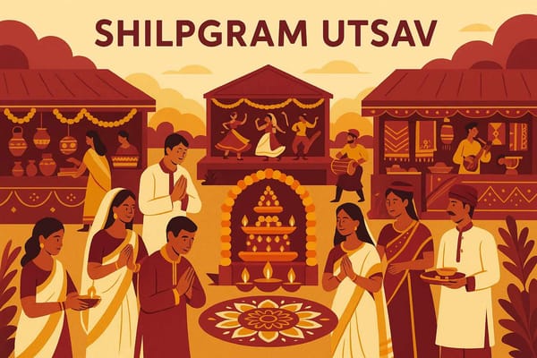 Shilpgram Utsav's Cultural Richness: Unique Customs and Local Pujas Explored