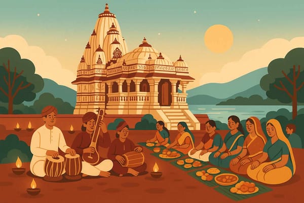 The Essence of Mewar: Udaipur's Spiritual Narratives - Sacred Music & Community Feasts