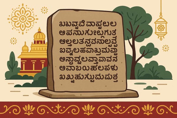 Halmidi Inscription: Kannada Literature's Dawn Explored