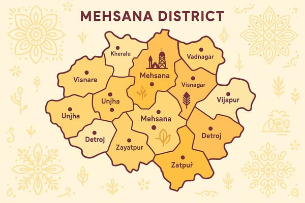 Mehsana Village and Taluka Maps- Explore and Understand