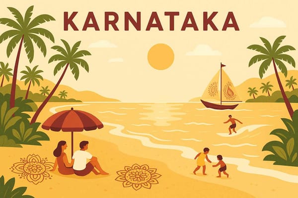 Pristine Shores of Karnataka-Beaches Await: Exploring Karnataka's Coastline