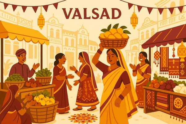 Valsad's Heart: Traditions and Market Life Reveal its Essence