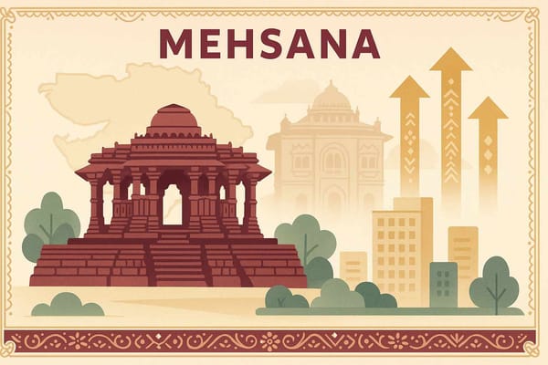 Mehsana District by the Numbers: Population Forecasts and History