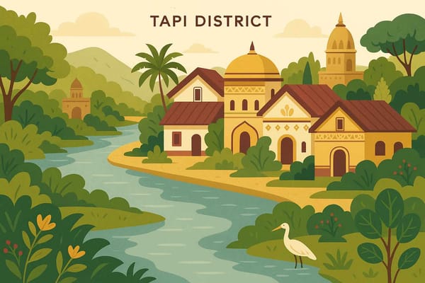 Tapi District's Hidden Gems-Villages, Rivers, Heritage Shine
