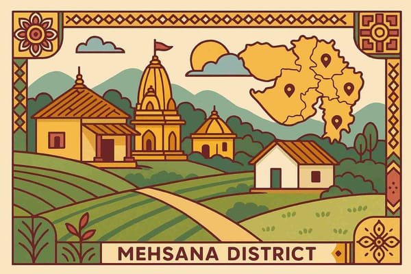 Mehsana District- A 2025 Guide to Talukas Villages and Pin Codes