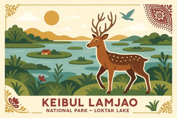 Keibul Lamjao National Park-Wonders Await