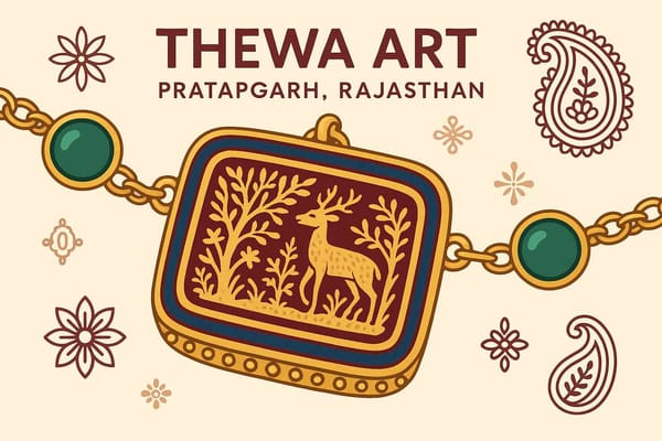 Thewa Art-Pratapgarh's Cultural Jewellery Shines