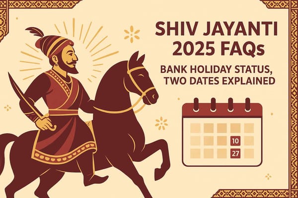 Shiv Jayanti 2025 FAQs: Bank Holiday Status-Two Dates Explained
