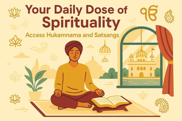 Your Daily Dose of Spirituality: Access Hukamnama and Satsangs