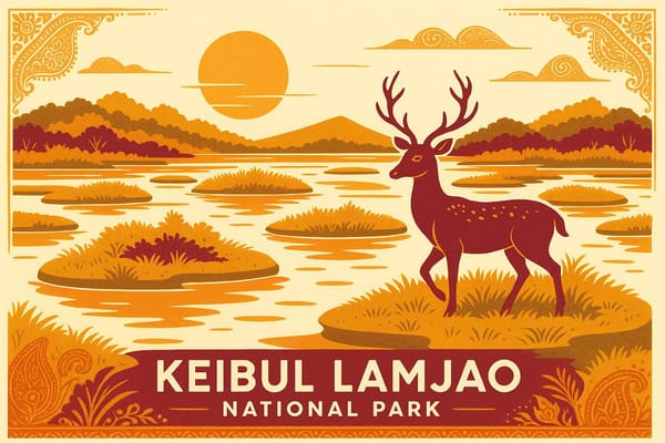 Keibul Lamjao-The Only Floating National Park-A 2025 Guide