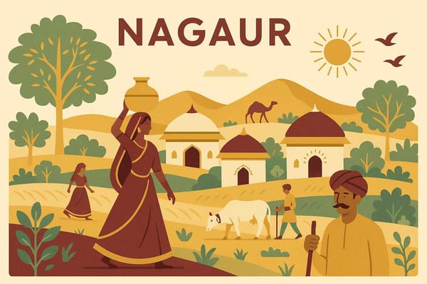 Nagaur's Heart Explored-Villages, Area, Population in 2025