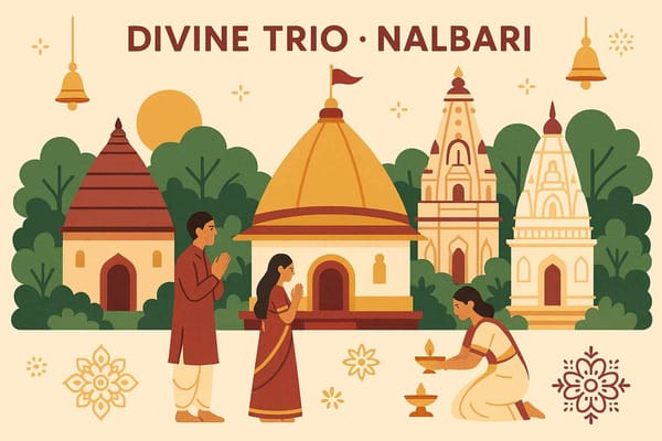 The Divine Trio: Nalbari's Temples Beckon Pilgrims in 2025